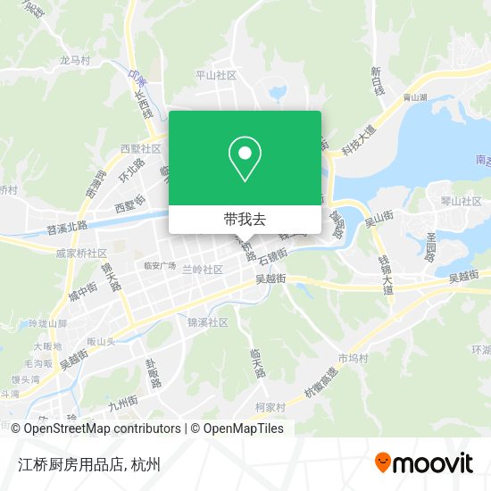 江桥厨房用品店地图
