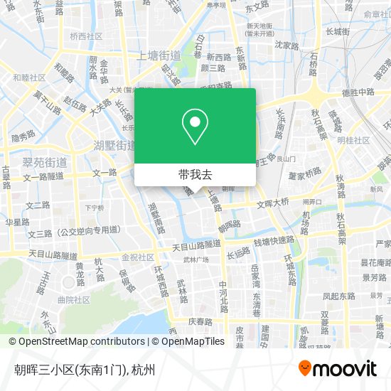 朝晖三小区(东南1门)地图