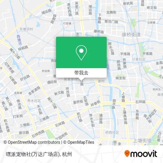 嘿派宠物社(万达广场店)地图