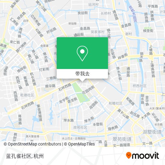 蓝孔雀社区地图