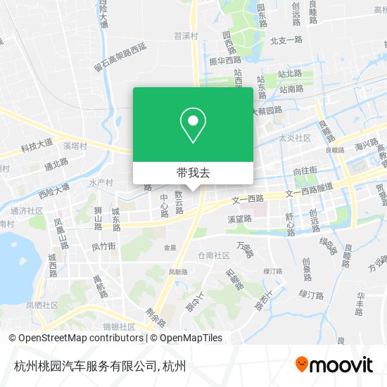 杭州桃园汽车服务有限公司地图