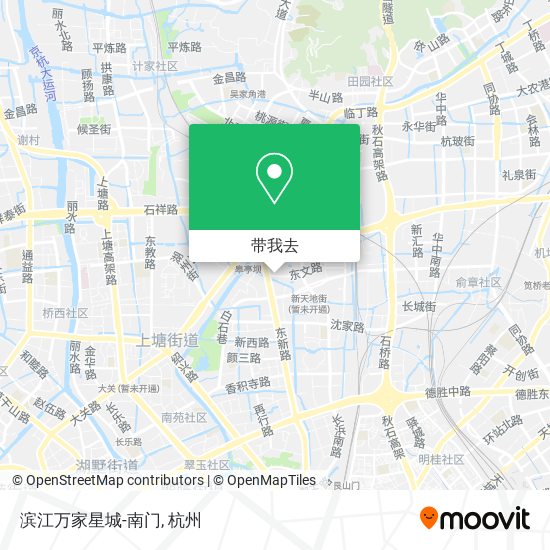 滨江万家星城-南门地图