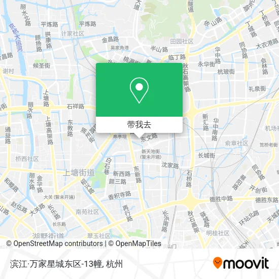 滨江·万家星城东区-13幢地图