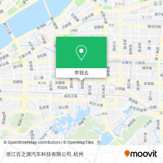 浙江百之源汽车科技有限公司地图