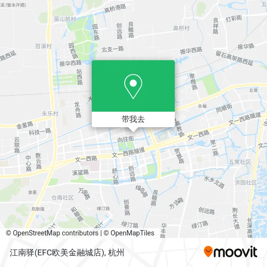 江南驿(EFC欧美金融城店)地图