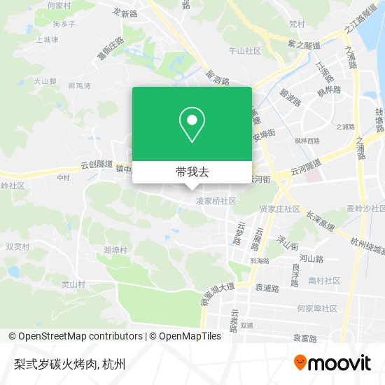 梨弎岁碳火烤肉地图