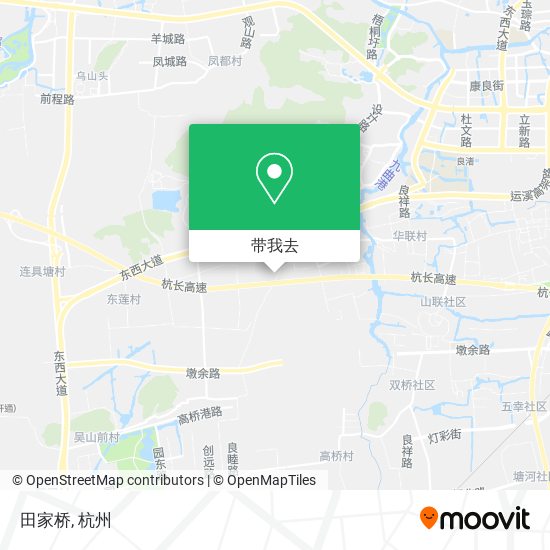 田家桥地图