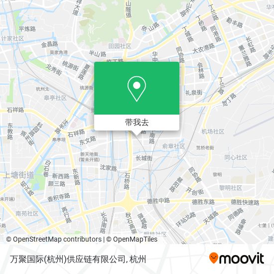 万聚国际(杭州)供应链有限公司地图