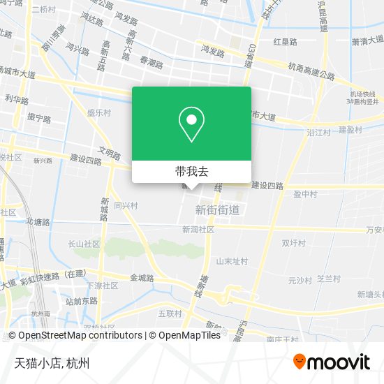 天猫小店地图