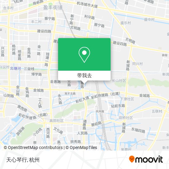 天心琴行地图