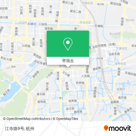 江寺路9号地图