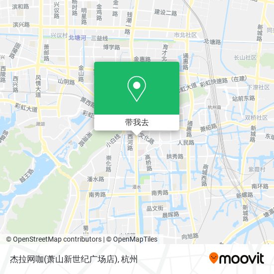 杰拉网咖(萧山新世纪广场店)地图