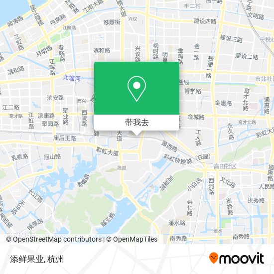 添鲜果业地图