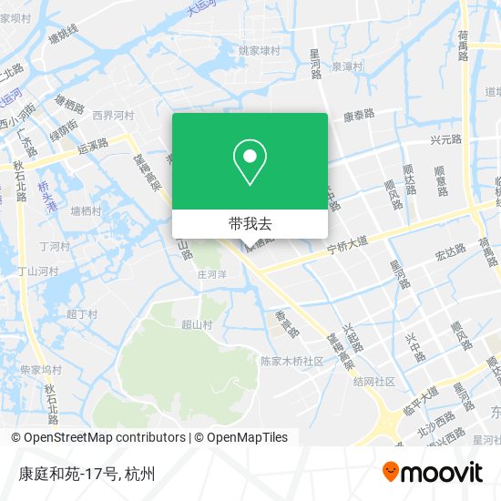 康庭和苑-17号地图
