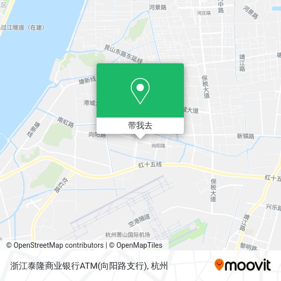 浙江泰隆商业银行ATM(向阳路支行)地图