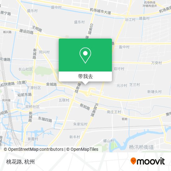 桃花路地图