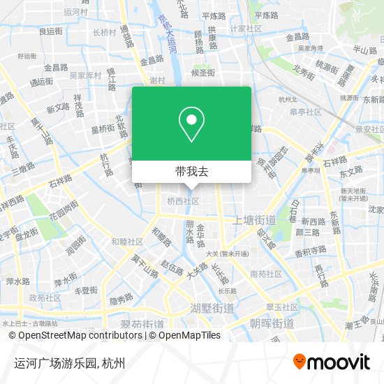 运河广场游乐园地图