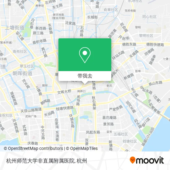 杭州师范大学非直属附属医院地图