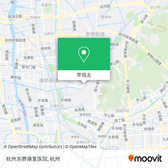 杭州东骅康复医院地图