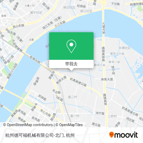 杭州德可福机械有限公司-北门地图