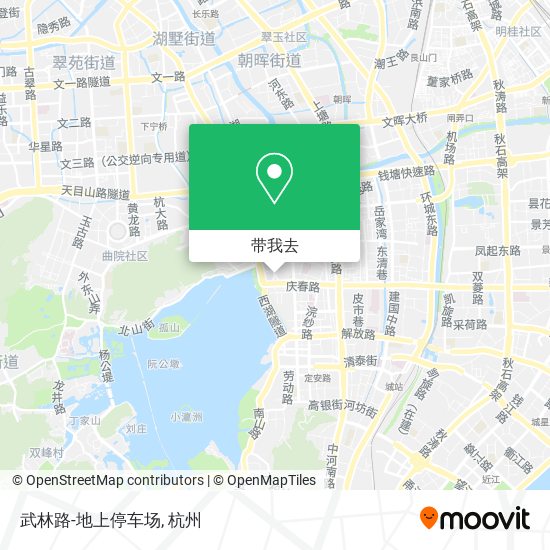 武林路-地上停车场地图