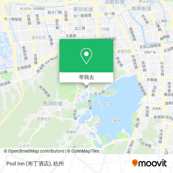 Pod Inn (布丁酒店)地图