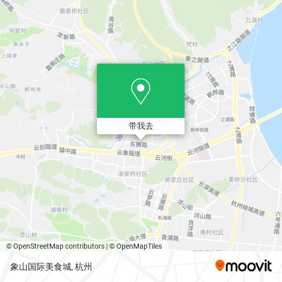 象山国际美食城地图