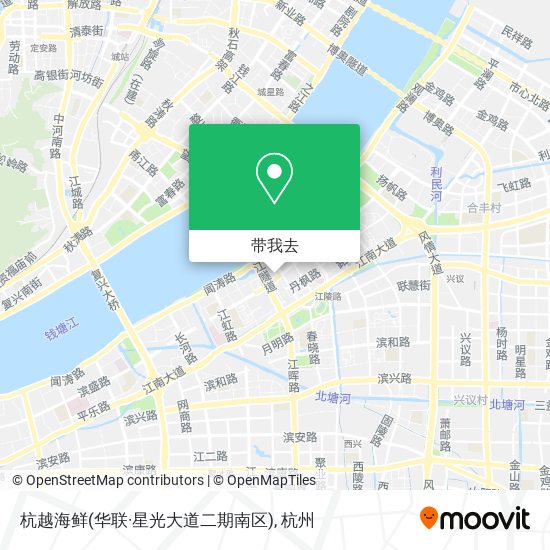 杭越海鲜(华联·星光大道二期南区)地图