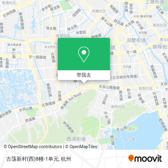古荡新村(西)8幢-1单元地图
