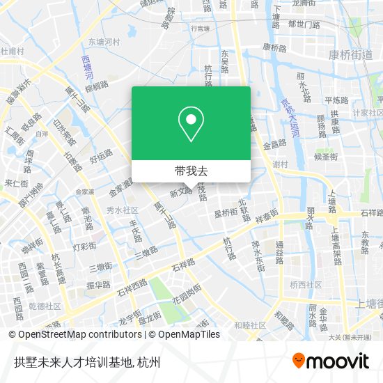 拱墅未来人才培训基地地图