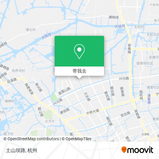 土山坝路地图
