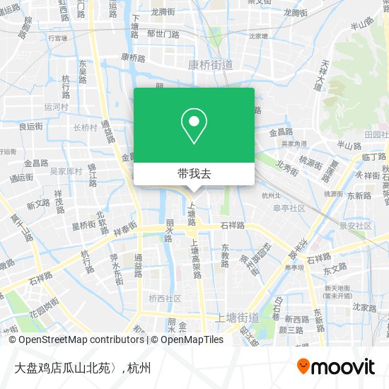 大盘鸡店瓜山北苑〉地图