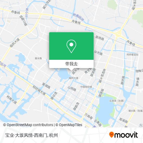 宝业·大坂风情-西南门地图