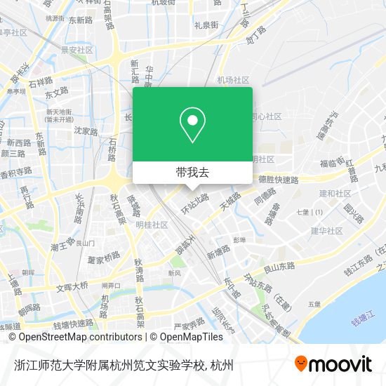 浙江师范大学附属杭州笕文实验学校地图