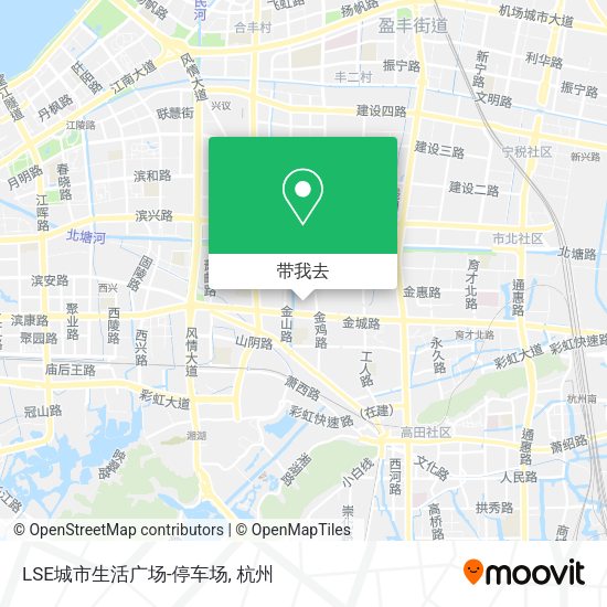 LSE城市生活广场-停车场地图