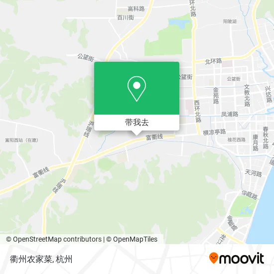 衢州农家菜地图
