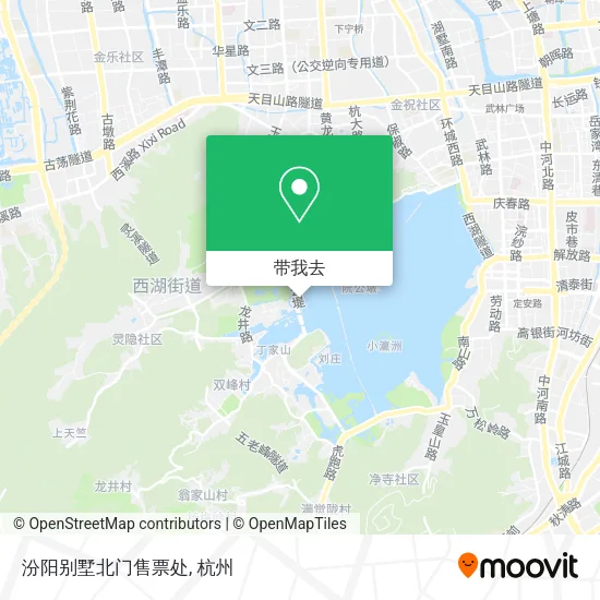 汾阳别墅北门售票处地图