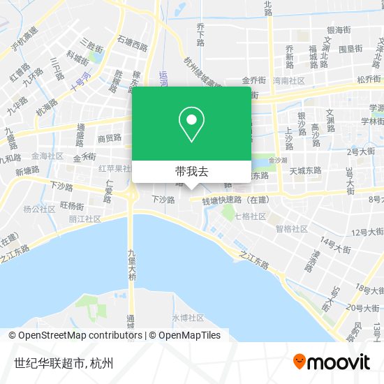 世纪华联超市地图