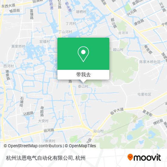 杭州法恩电气自动化有限公司地图