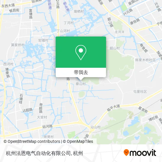 杭州法恩电气自动化有限公司地图