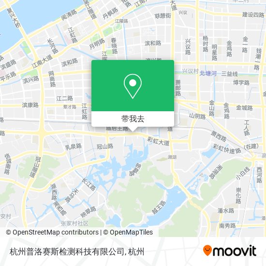 杭州普洛赛斯检测科技有限公司地图