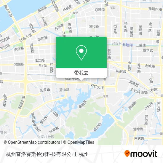 杭州普洛赛斯检测科技有限公司地图