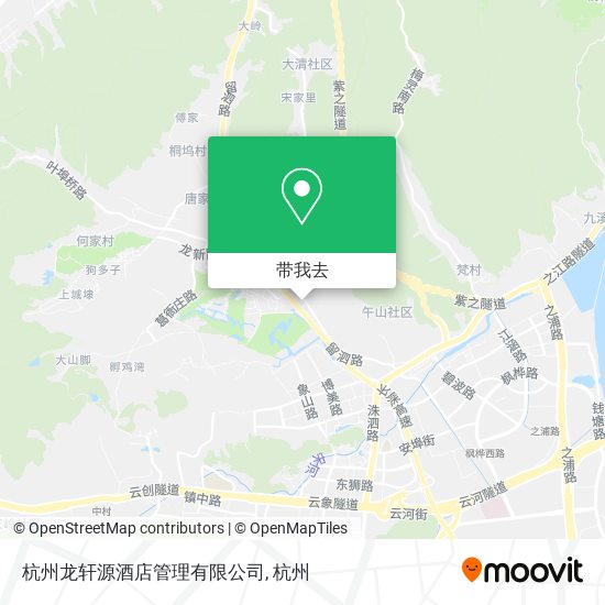 杭州龙轩源酒店管理有限公司地图