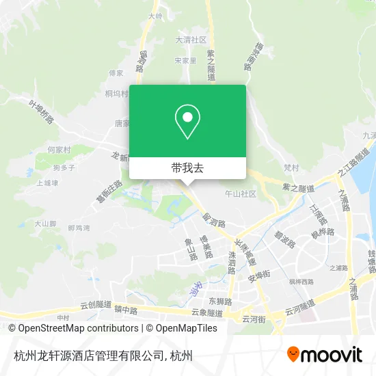 杭州龙轩源酒店管理有限公司地图