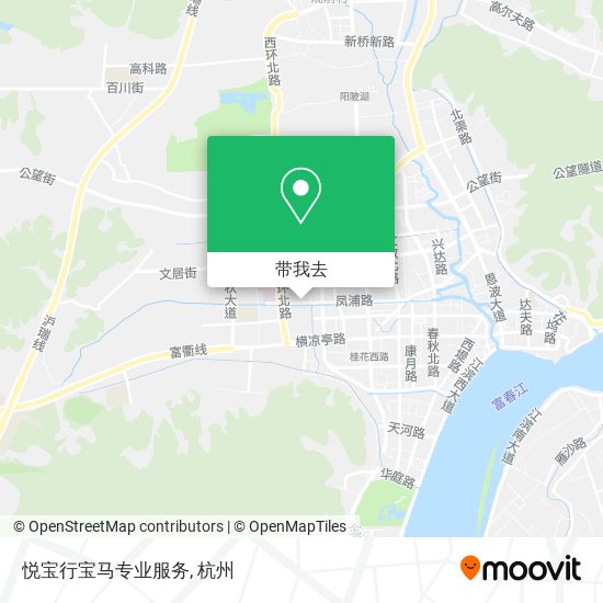 悦宝行宝马专业服务地图
