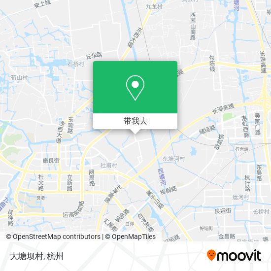 大塘坝村地图