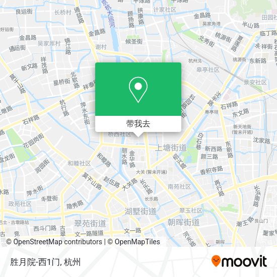 胜月院-西1门地图