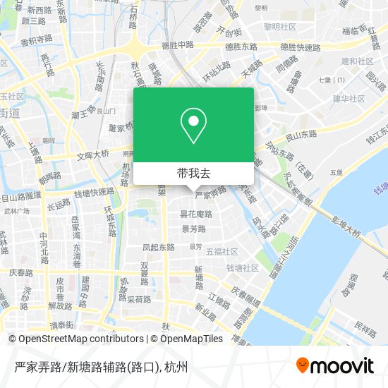 严家弄路/新塘路辅路(路口)地图