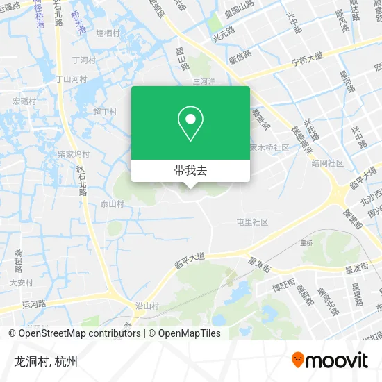 龙洞村地图