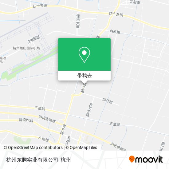 杭州东腾实业有限公司地图